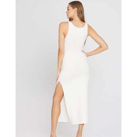 NWT L*Space Nico Ribbed Midi Dress – Cream – Women’s XS **WITH FLAWS** - Picture 3 of 10